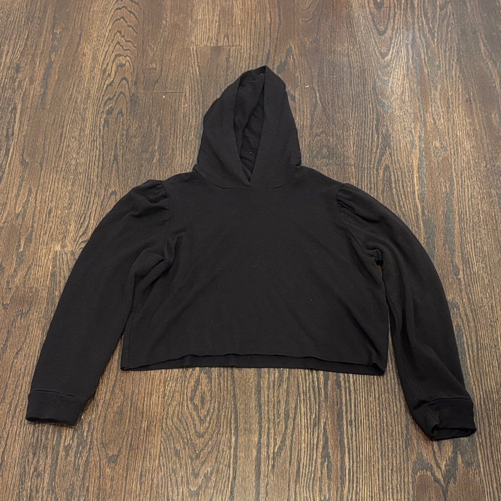 Katie J NYC Girl’s Black Hooded Long Sleeve Size X Large